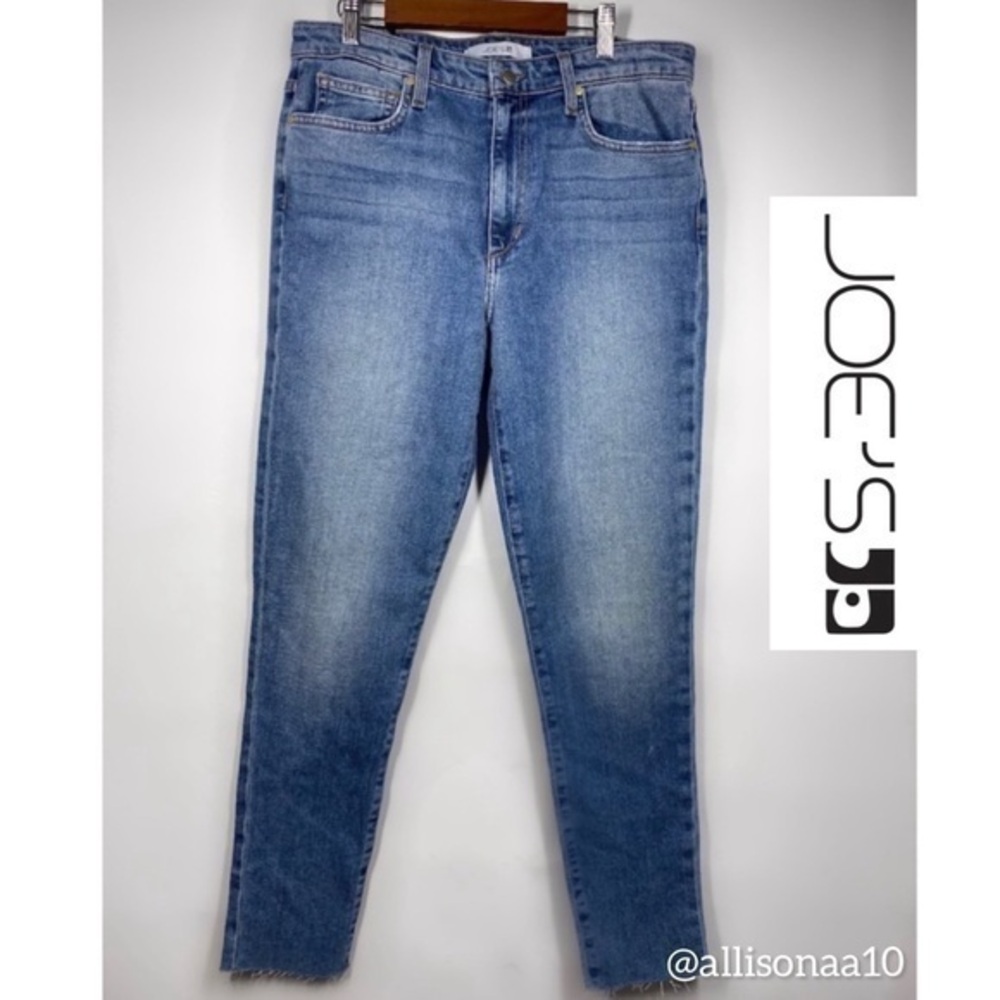 Joe’s high rise skinny ankle jeans